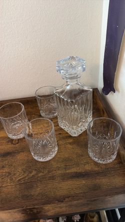 Decanter and glasses
