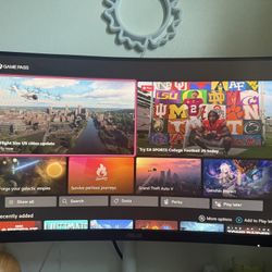 Asus 27” Curved Monitor 