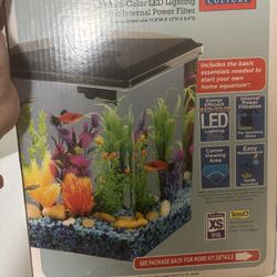 Aqua Culture 2.5 Gal Corner Tank NIB