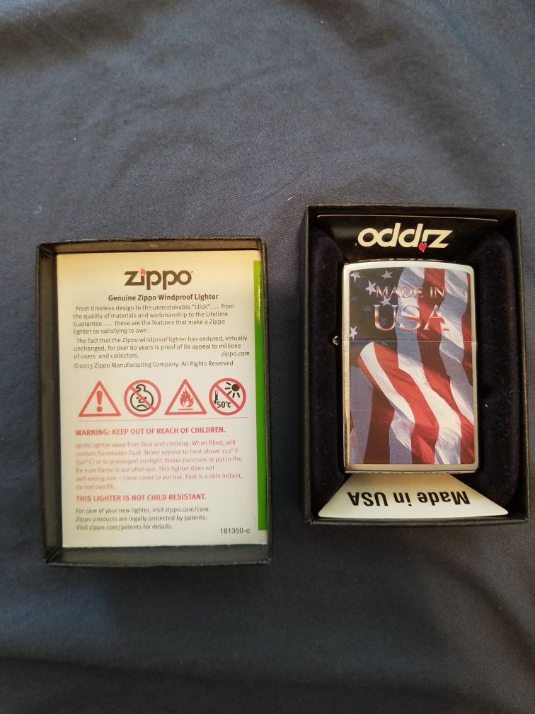 NEW Zippo Made in USA Patriotic Lighter