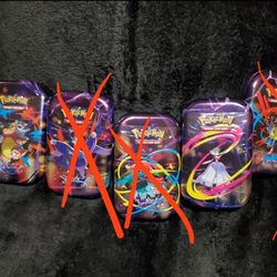 Pokemon Mega evolution tins 