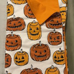 Pumpkin Baby/Toddler Blanket 