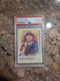 Nyjah Huston 2020 Topps Allen & Ginter Signed Card PSA/DNA