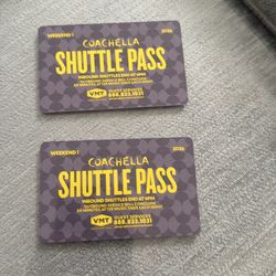 Coachella Weekend 1 Shuttle Pass