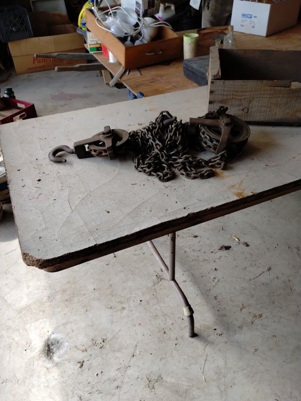 Iron Block & Tackle (1000 Lb. Rating)