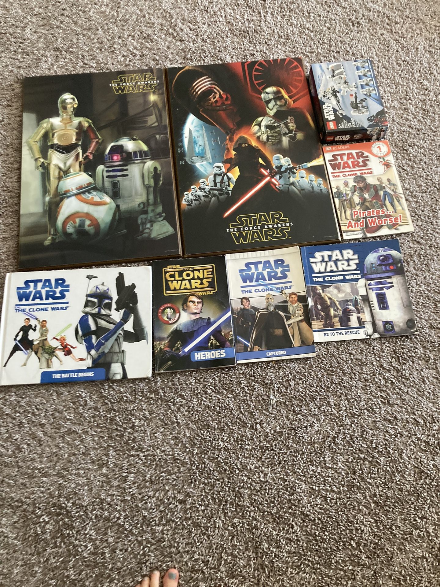 Star Wars Bundle (wall Decor, Lego, )$90
