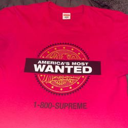 Supreme Most Wanted T Shirt