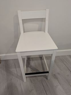 IKEA NORDVIKEN
Bar stool with backrest, counter height/white