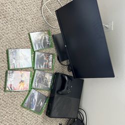 Xbox One W/ Monitor And Games
