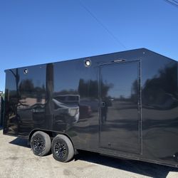 ENCLOSED CARGO VENDING CONCESSION TRAILER
