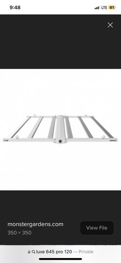 Indoor Grow Light - Luxe 645 Pro 120-277 V