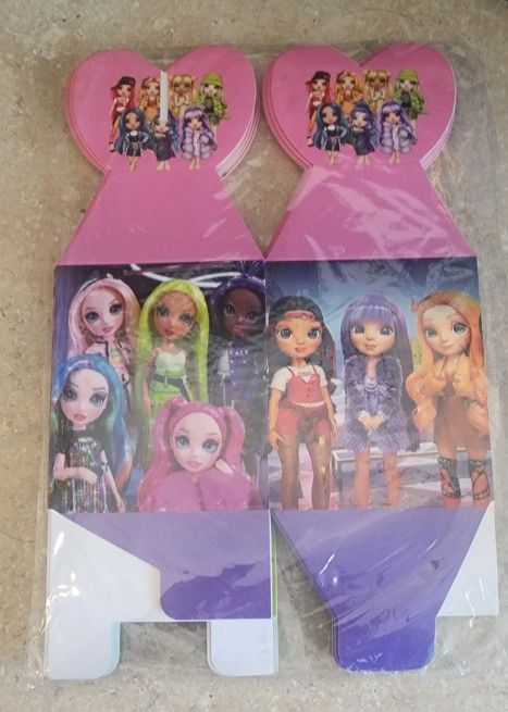 **Brand New** Girls Small Gift Boxes Birthday Party