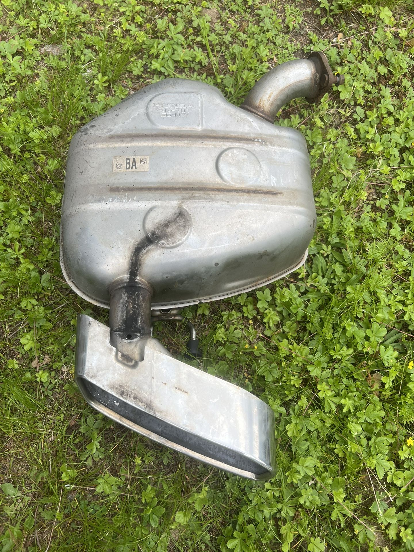 21-22 Acura TLX SH-AWD 2.0T Exhaust Muffler Pipe READ DESCRIPTION 