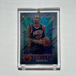 1994-95 Grant Hill Topps Finest w/coating Rookie card #240