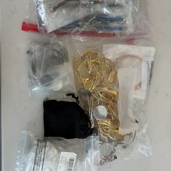 Lot Of DIY Cabochon Bracelets And Bangles In Gold Silver Rose Gold Crafts