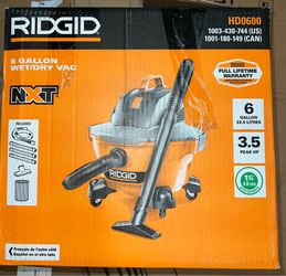 RIGID - 6 Gal. 3.5 Peak HP NXT Shop Vacuum