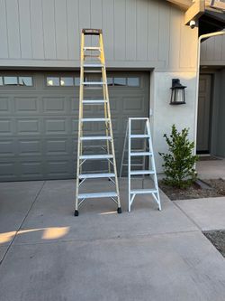Ladders 10 ft and 5 ft