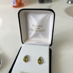 18 K Gold Over Sterling Silver GENUINE 