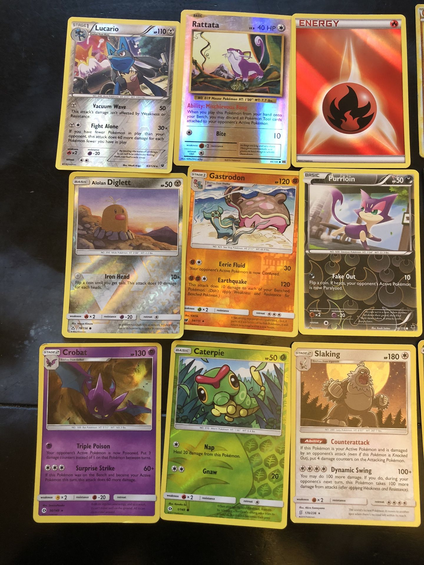 Lot of 240 POKÉMON 2013-2020 Holo Cards