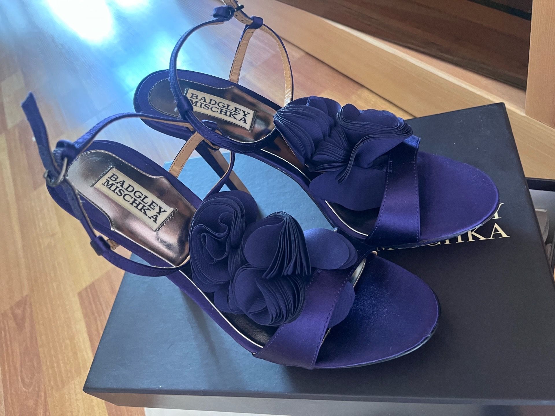 Size 8.5 Badgley Mischka Heels- Purple