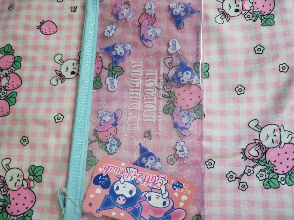 Sanrio Kuromi My Melody Glitter Pouch
