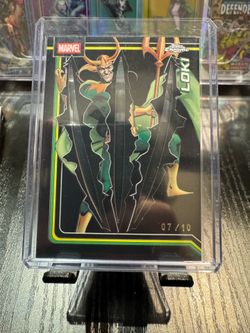 2026 Toops Chrome Marvel Loki Claw Variation Black Numbered 07/10