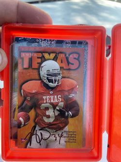 Ricky Williams signed card