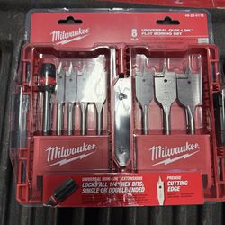 Milwaukee High Speed Wood Spade Bit Set (8-Piece)