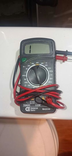 Commercial Electric Digital Multimeter and GB Circuit Tester