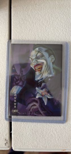 Batman Nemesis Joker Trading Card in Sleeve
