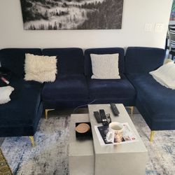 Modern Double Chaise Sofa