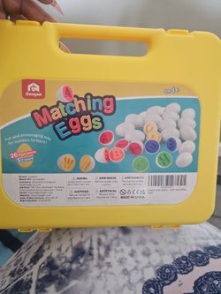Coogam Matching Eggs Alphabet Toddler Toy