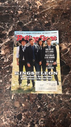 Rolling Stone Magazine Kings of Leon Cover 2009