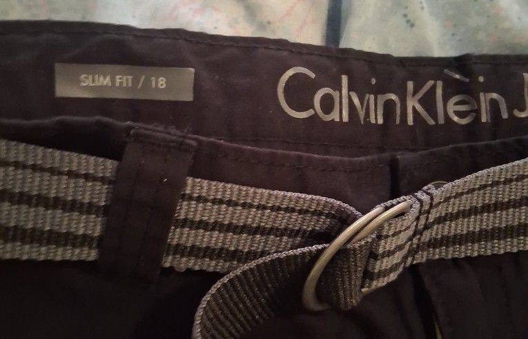 Calvin Klein Boys Black Shorts
