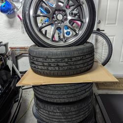 5 Wheels. Rims + Tires 18"