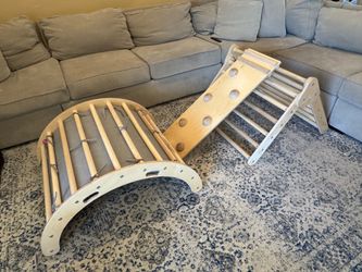 Lily and River Little Climber with Reversible Rockwall Slide