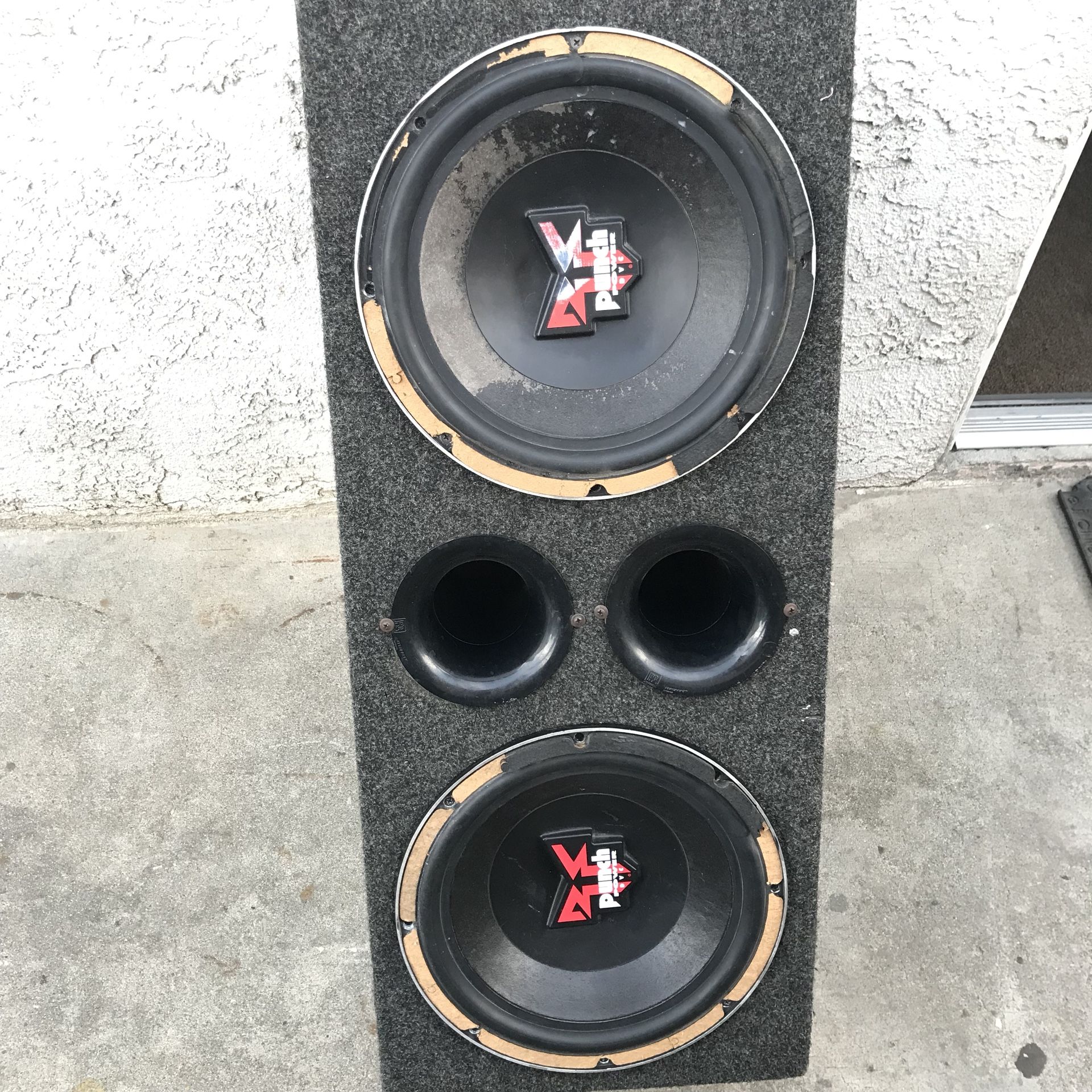 Rockford Fosgate Punch Power 12” subs old skool classic