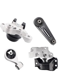 Engine Motor Mount Replacement for A7370 A7392 A4351 A4352 Set of 4 Engine Mount set Compatible with Nissan 2008-2013 Rogue 2014-2015 Rogue Select AWD