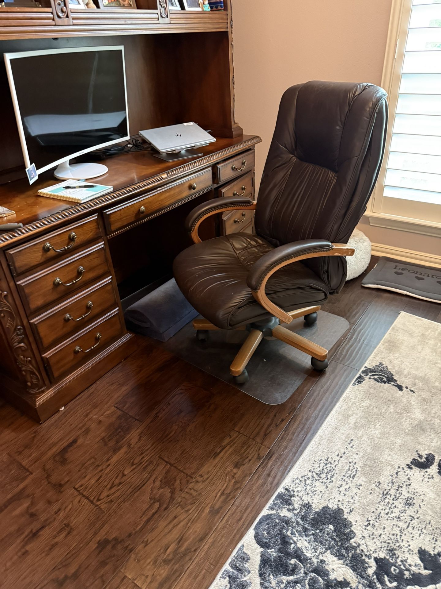 Leather Office Power Chair