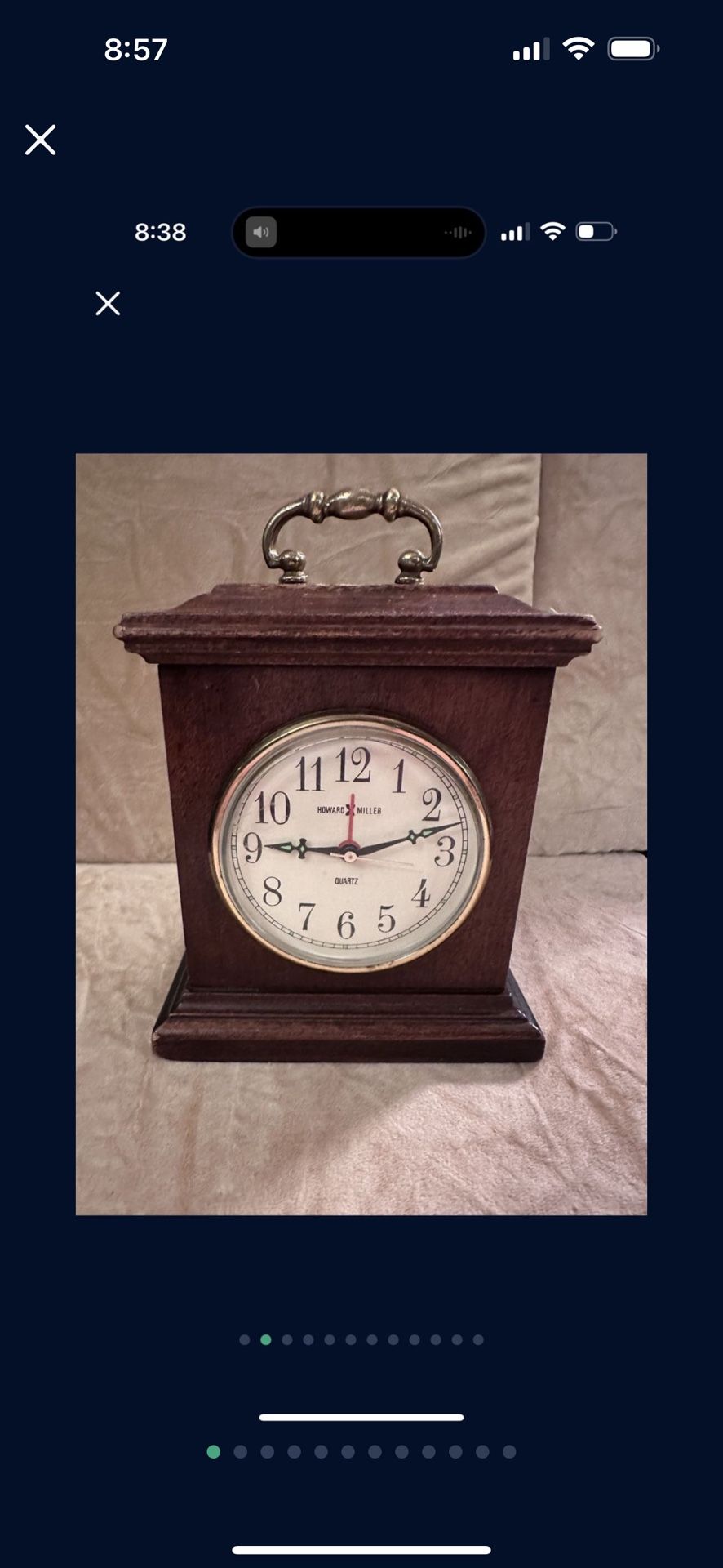 ‼️ON SALE TODAY ‼️‼️Vintage Howard Miller Clock Working Condition