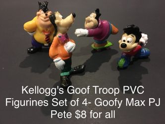 Goof Troop Set Of 4 Figurines ( Kellogg’s)