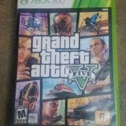 Grand Theft Auto V ( Five ) 5 Microsoft XBOX 360  Two Pristine Discs Manual  Etc.