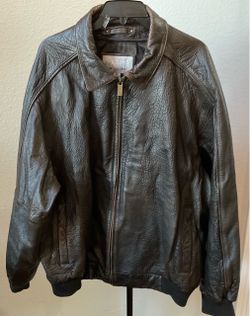 Wilsons Leather Brown Bomber Jacket XL