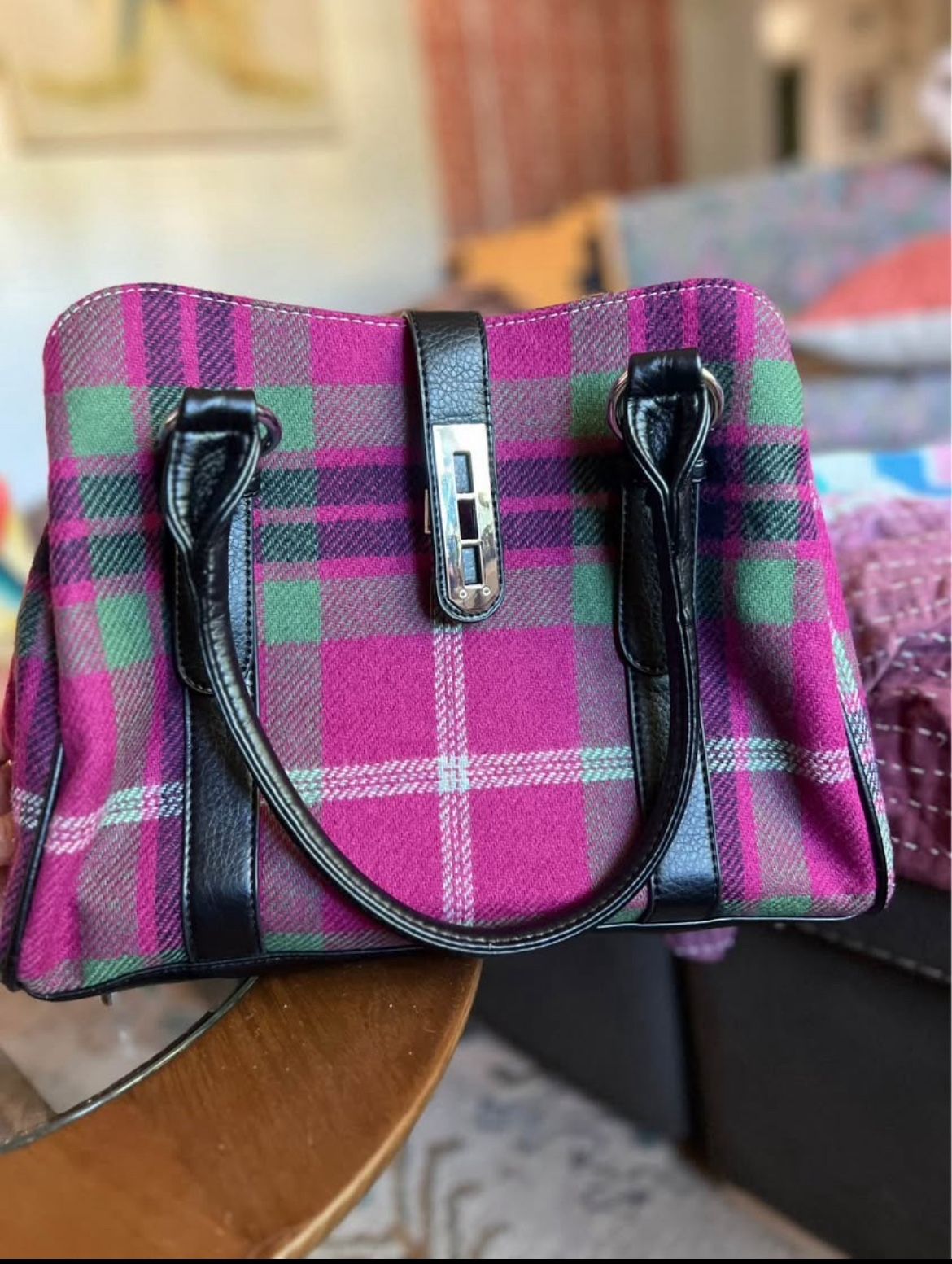 Beautiful Ladies Tartan Shoulder Bag Purse โ Scottish Plaid โ Stylish & Timeless - BRAND NEW