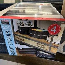 4 Pack Storage Baskets