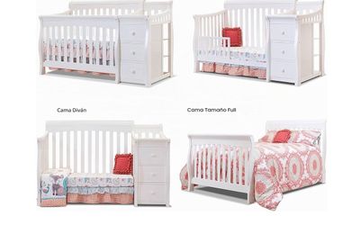 Baby crib for sale with attached changing table