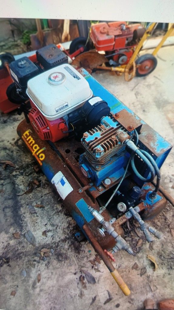Emglo Gas Powered With Honda Engine Dual Stage Air Compressor
