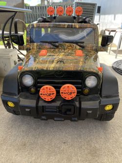 🔥🔥🔥🔥🔥Kids Camo Jeep Battery Powered Fun For Little Ones