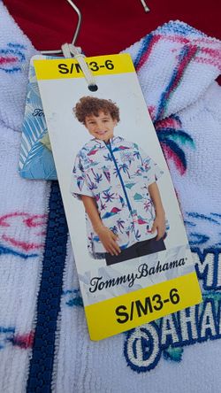 Tommy Bahama Kids' Beach Cover Up 3/6 months New Price Firm Corona92879
