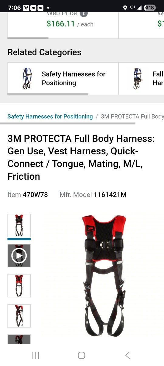 Harness And Lanyard